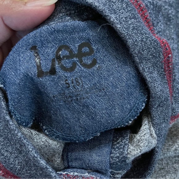 Lee Blue Grey Short-sleeve Shirt size S (8) - Picture 3 of 4